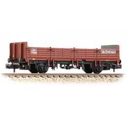 Graham Farish 373-629B BR OBA Open Wagon Low Ends BR Freight Brown Railfreight