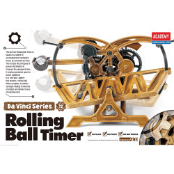 Academy AY18174 Da Vinci Rolling Ball Timer Model Kit