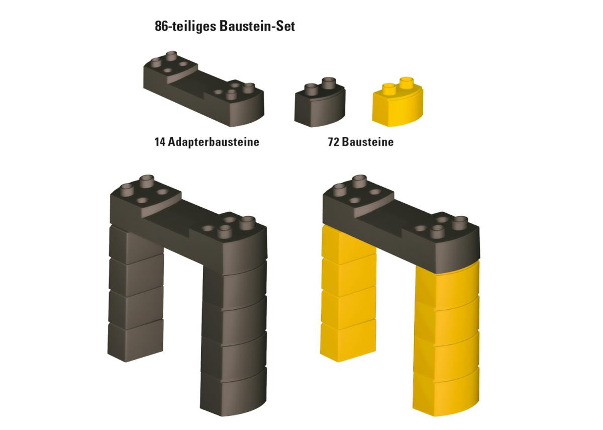 MyWorld Building Block Set for Elevated Railway Gradients MyWorld Building Block Set for Elevated Railway Gradients