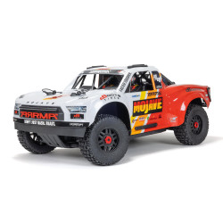 Arrma Mojave 4x4 4S BLX Desert Truck 1:8 RTR RC Car - White/Red ARA4404T1