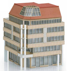 Minitrix Modern City Corner Office Building Laser Cut Kit HO Gauge 66331