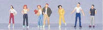 Kato Japanese Teenagers (6) Figure Set N Gauge 24-211