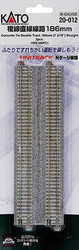 Kato Unitrack (WS186PC) CS Dual Straight Track 186mm 2pcs N Gauge 20-012