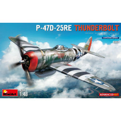 Miniart 48001 Republic P-47D-25RE Thunderbolt Advanced 1:48 Model Kit