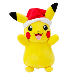 Pokemon Pikachu with Santa Hat Seasonal Christmas 8" Plush Soft Toy PKW3376