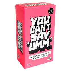 You Can't Say Umm - Family Party Game 4-10 Players Age 10+ - Big Potato Games