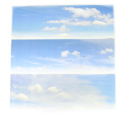 Gaugemaster Cloudy Sky Small Photo Backscene (1372x152mm) N Gauge GM755