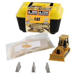 CAT Micro Metal D5G XL Track-Type Tractor Sand Playbox Kit Diecast Masters 37085962