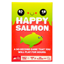 Happy Salmon - Family Card Game - Exploding Kittens Edition 3-8 Players Age 6+