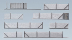 Faller Metal Industrial Fencing Building Kit 370mm III N Gauge 272420