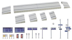 Faller Modern Platform with Accessories Building Kit V N Gauge 222111