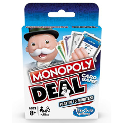 Monopoly Deal Card Game - 2-5 Players, Age 8+ Hasbro