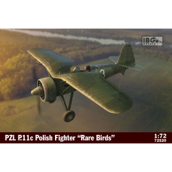 IBG 72520 PZL P.11c Polish Fighter Rare Birds 1:72 Model Kit