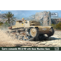 IBG 72129 Carro Comando M13/40 w/8mm Machine Guns 1:72 Model Kit