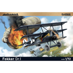 Eduard 7039 Fokker Dr.I Triplane ProfiPACK Edition 1:72 Model Kit
