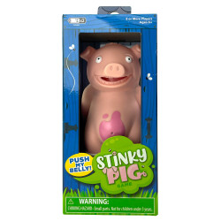 Stinky Pig - Party Game - Push his belly and Pass! - PlayMonster