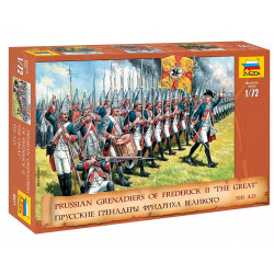 Zvezda Prussian Grenadiers of Frederick The Great 18th Cen 1:72 Model Kit 8071