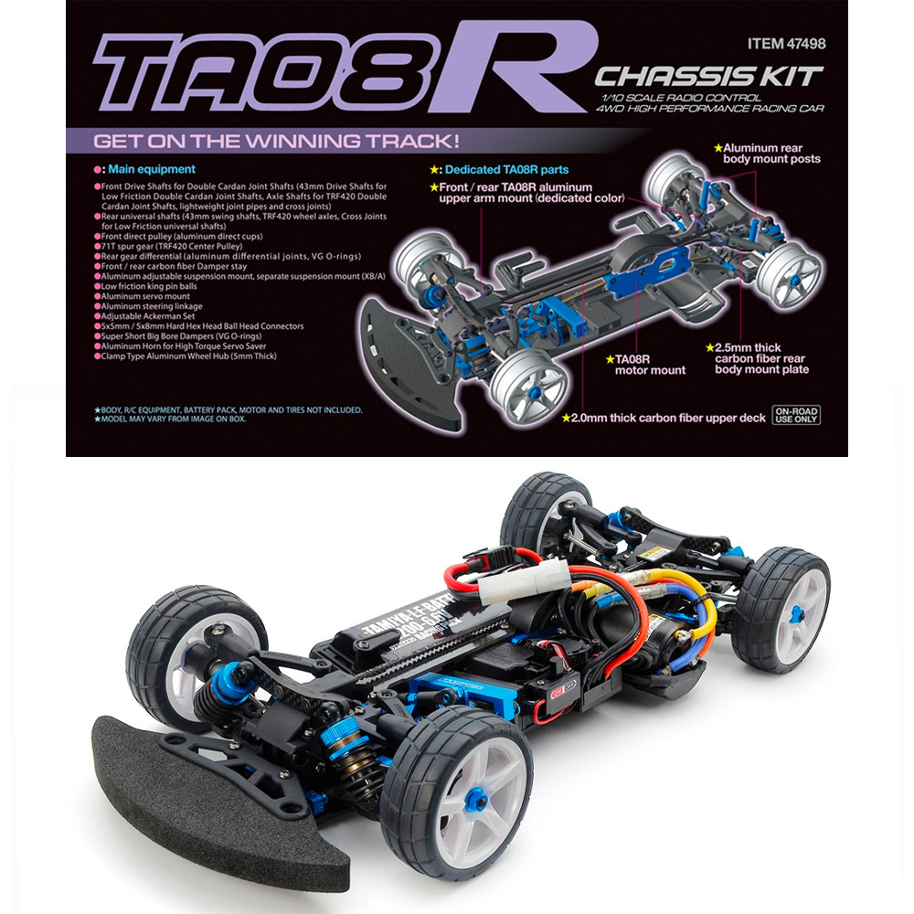 Tamiya RC 47498 TA-08R Chassis Kit 1:10 RC Assembly Kit - Jadlam Toys &  Models - Buy Toys & Models Online