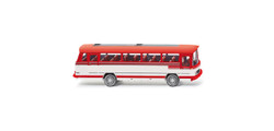 Wiking MB O 302 Tour Bus Traffic Red 1965-76 WK070902 HO Gauge