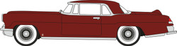 Oxford 1956 Lincoln Continental MkII Dark Red OD87LC56005 HO Gauge