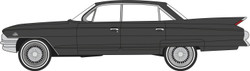 Oxford 1961 Cadillac Sedan De Ville Ebony OD87CSD61004 HO Gauge