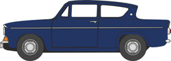 Oxford Ford Anglia Ambassador Blue OD76105011 OO Gauge