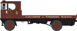 Oxford Sentinel Flatbed Lancashire & Yorkshire Railway OD76SEN003 OO Gauge