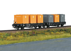 Trix DB Laabs Double Twin VW Container Wagon IV M24162 HO Gauge