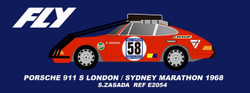 Fly Car Model Porsche 911 1968 London-Sydney Marathon S.Zasada FLYE2054AR 1:32