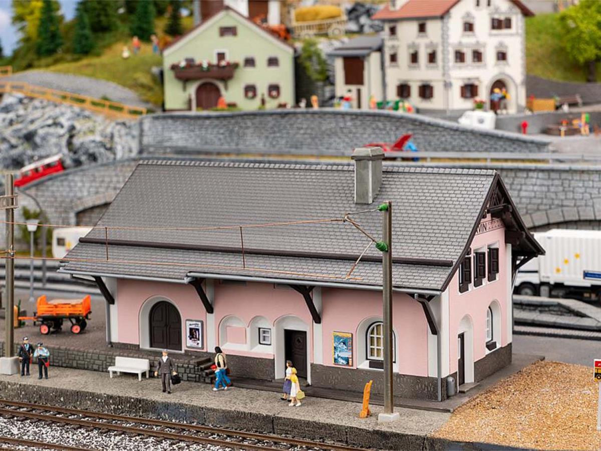 Faller Lavin Station Kit Set III FA110134 HOゲージ 鉄道模型