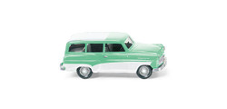 Wiking Opel Caravan '56 Mint Green w/White Roof 1957-62 WK085006 HO Gauge