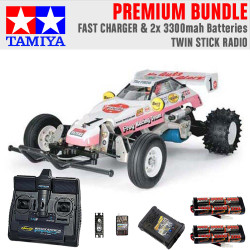 TAMIYA RC 58354 The Frog - Off Road Racer 1:10 Premium Stick Radio Bundle