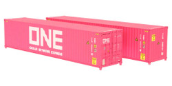 Dapol 40ft Container Set (2) ONE 2F-028-118 N Gauge