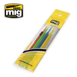 Ammo by Mig Sniperbrush Collection Set For Model Kits Mig 8570