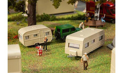 FALLER Caravans (2) Fairground Model Kit IV HO Gauge 140483