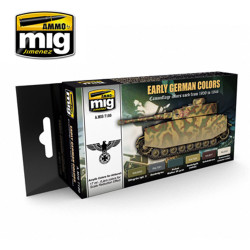 Ammo by Mig Early German Colours Acrylic Paint Set For Model Kits Mig 7100