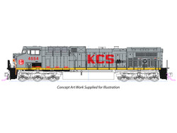 Kato EMD AC4400CW KCS de Mexico 4555 (DCC-Fitted) K176-7046-DCC N Gauge
