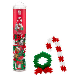 Plus-Plus Holiday Christmas Colourmix 240pcs Tube Building Block Puzzle Toy 4304
