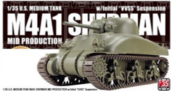 Asuka 35AS001 M4A1 U.S. Sherman Value Kit 1:35 Plastic Model Kit