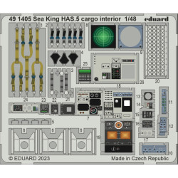 Eduard Westland Sea King HAS.5 Cargo Interior 1:48 Etch Set for Airfix A11006