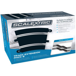 SCALEXTRIC C8555 Track Extension Pack 6 C8204 8x Radius 3 Curves