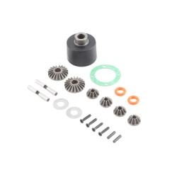 Losi HD Diff Housing and Internals: HR, RR, BR LOS232075