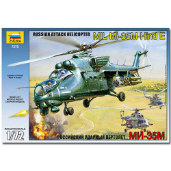 ZVEZDA 7276 Mil-35M Hind E Helicopter - Aircraft Model Kit 1:72