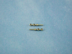 Radio Active 2 Hole Stanchion, Brass 6mm (Pk10) RMA66206