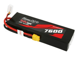 Gens Ace Li-Po Car 2S 7.4V 7600mah 60C with XT60 GC2S7400-60X6