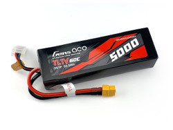 Gens Ace Li-Po Car 3S 11.1V 5000mAh 60C with XT60 Short GC3S5000S-60X6