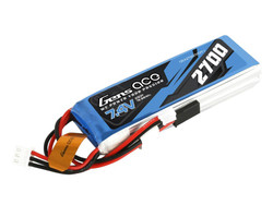 Gens Ace Li-Po 2S 7.4V 2700mAh Rx with Futaba G2S2700-RX