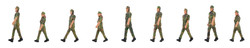 Faller 151750  Soldiers in Step Figure Set HO