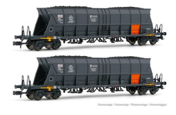 Arnold HIN6550  SNCF Faoos Capcol/EDF 4 Axle Coal Hopper Set (2) IV N Gauge