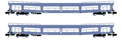 Arnold HIN4409  DR DDm916 Blue Car Transporter Set (2) IV N Gauge